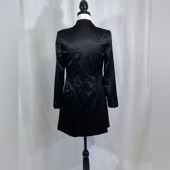 Aidan Mattox Satin Tuxedo Mini Dress size 2 - Picture 6 of 11